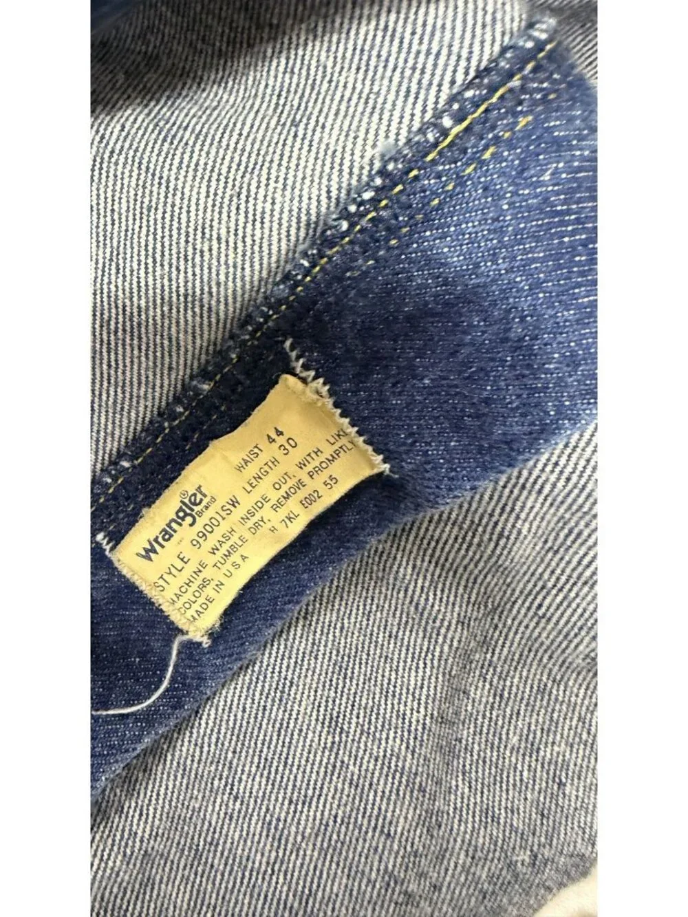 Wrangler Mens Blue Denim Relaxed Fit Jeans 99001SW Size 44x30